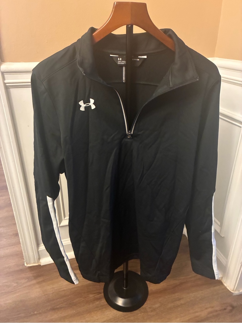 Men’s Under Armour UA Qualifier 1/4 Zip SM Black New